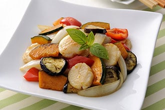 ほたての野菜炒め